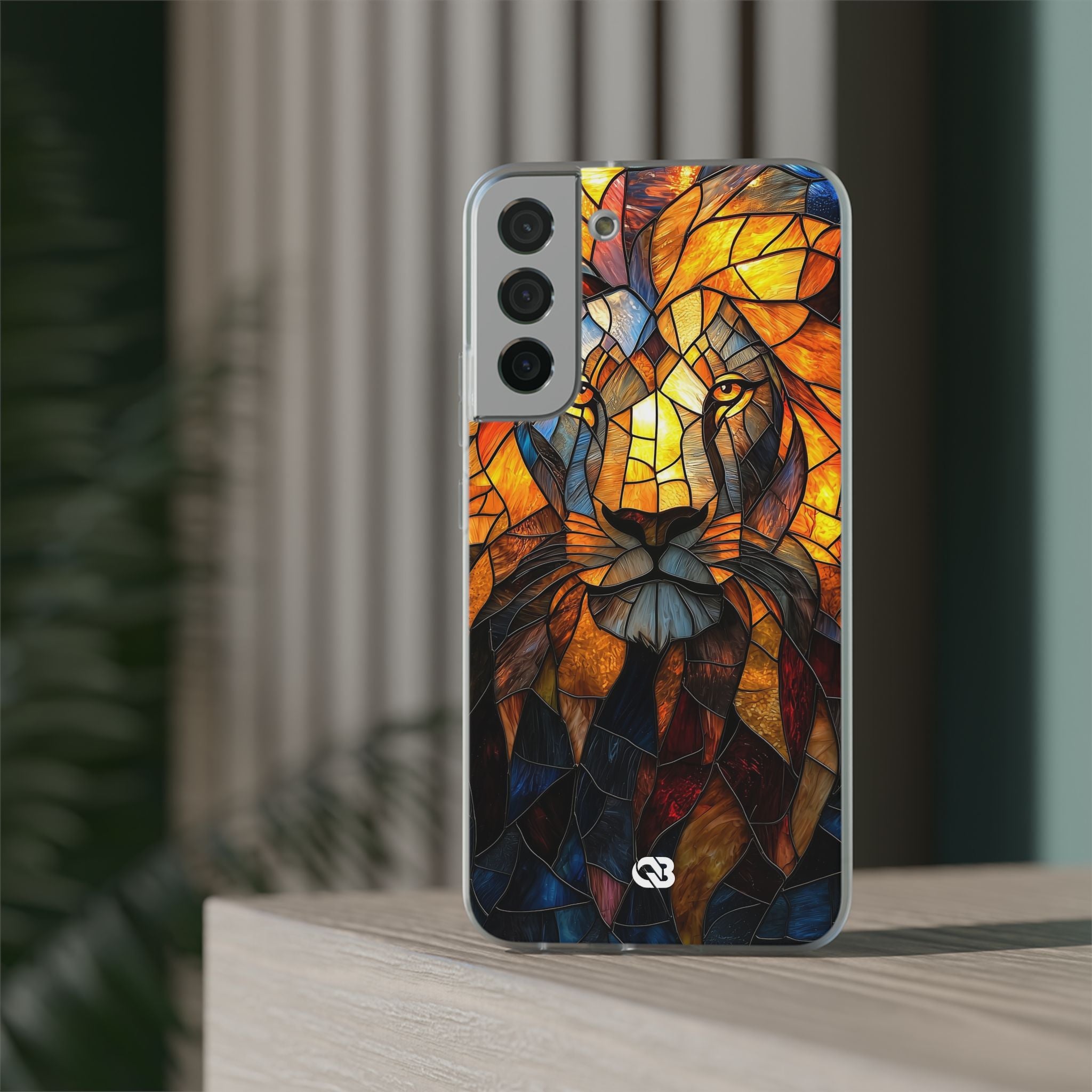 Amber Glass Lion · Soft Coque de téléphone pour Samsung