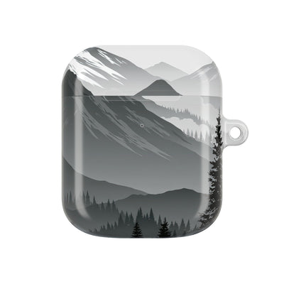 Alpine Horizon · Hard Case for AirPods & AirPods Pro · Black