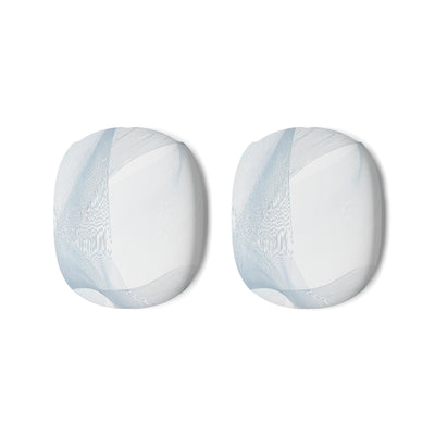 Glacial Contour Waves · Hard Case for AirPods Max · White