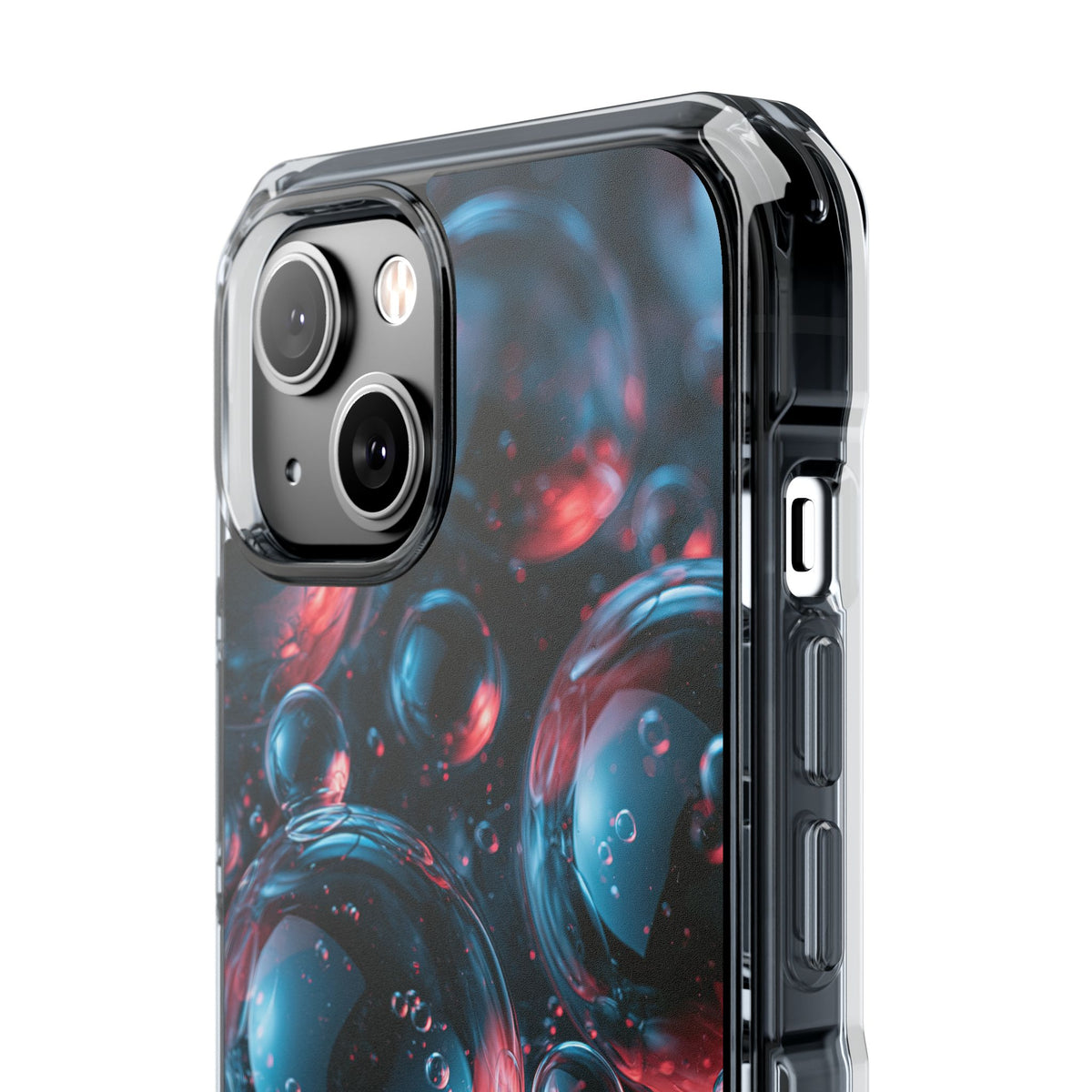 Aqua Gel Spheres · Clear Impact Magnetic Phone Case for iPhone · Blue