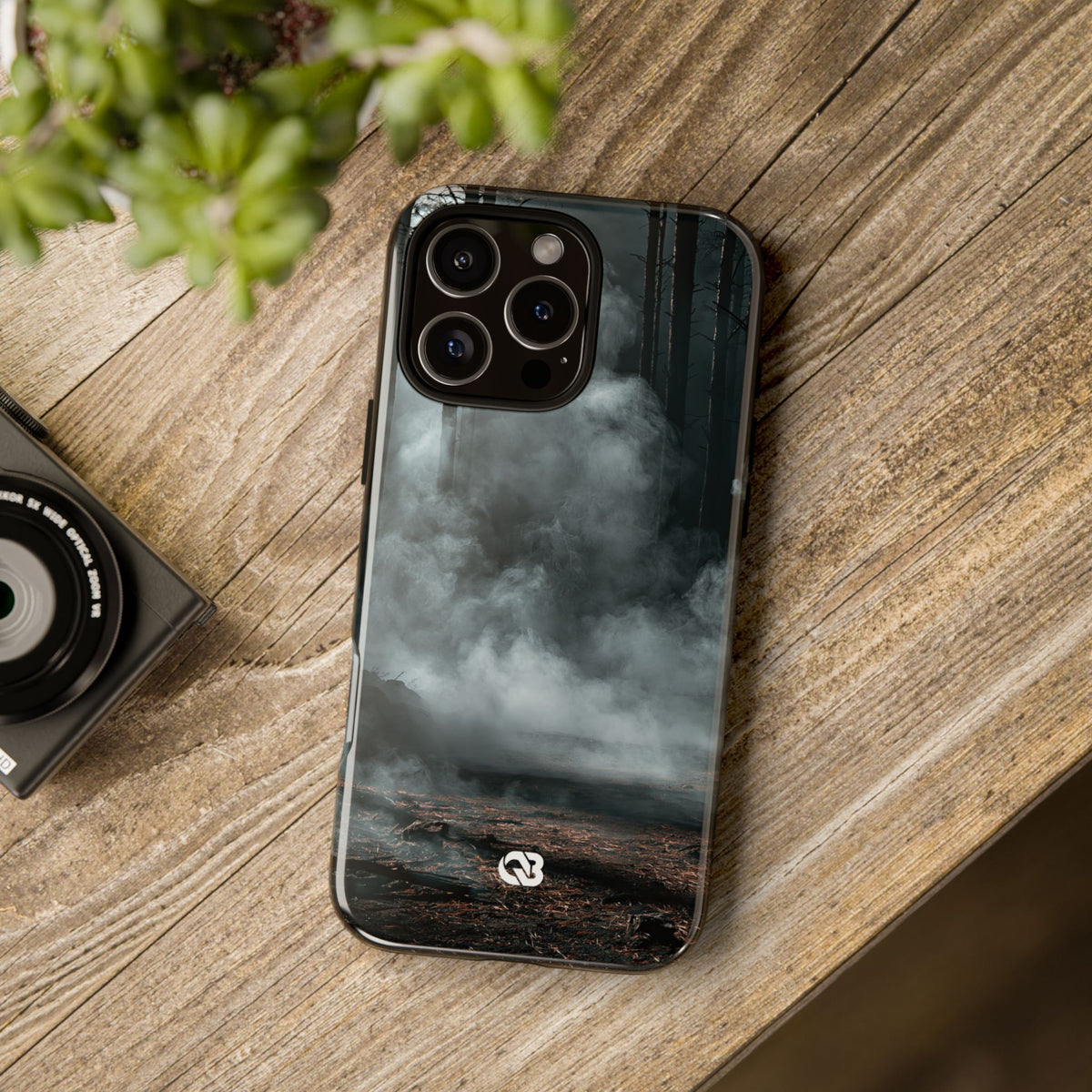 Shadowed Pine Mist · Tough Phone Case for iPhone · Black