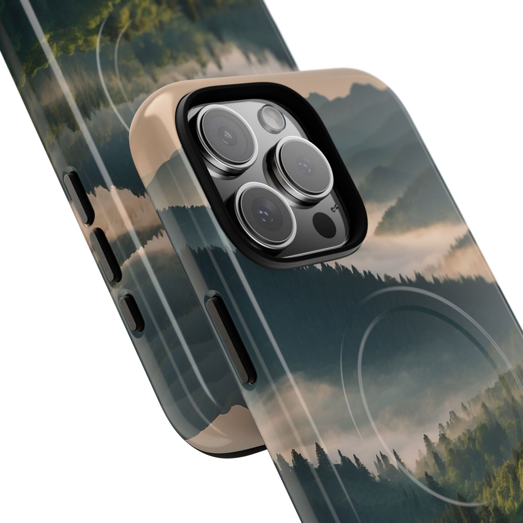 Foggy Mountain Ridge · Tough+ Hoesje voor iPhone · Magsafe