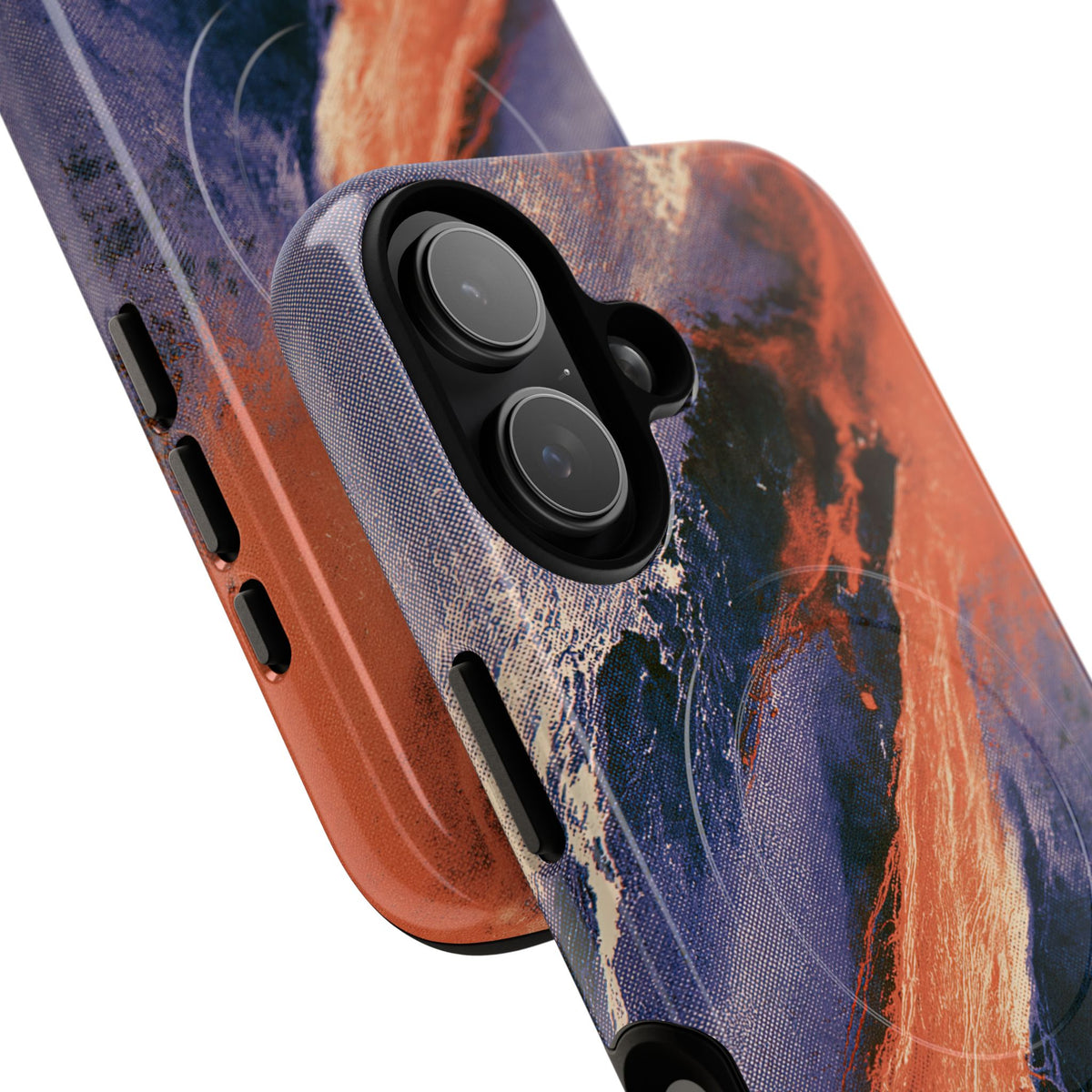 Solar Aura Drift · Tough 2.0 Magnetic Phone Case for iPhone · Orange