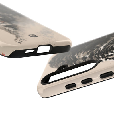 Ink Wash Tiger · Tough Phone Case for Samsung · Beige