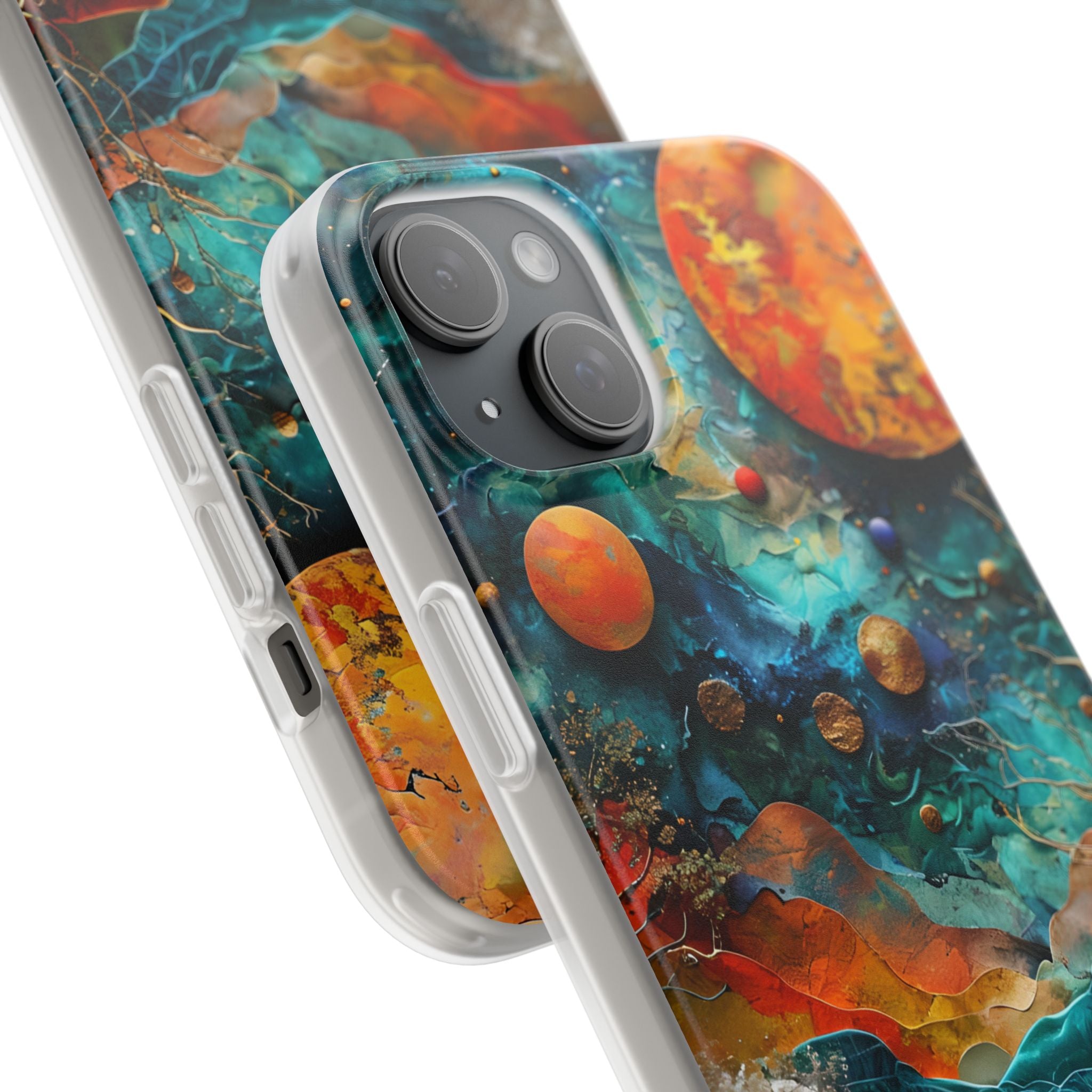 Celestial Ember iPhone 15 Plus Cover - Blød