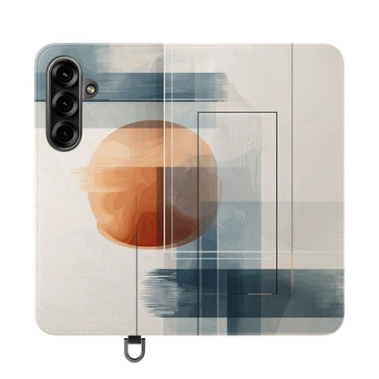 Amber Orbit - Samsung S25+ Case - Wallet