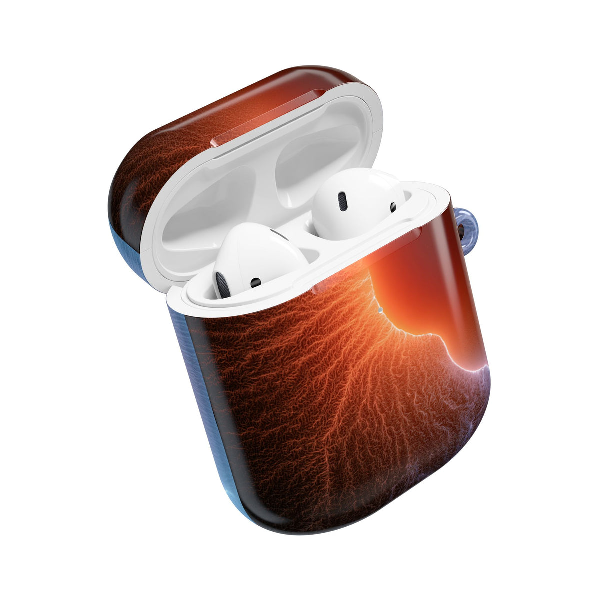 Thermal Aura Pulse · Hard Case for AirPods & AirPods Pro · Blue