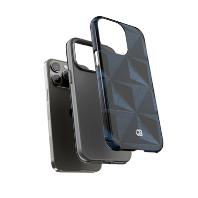 Faceted Slate · Tough Phone Case for iPhone · Blue