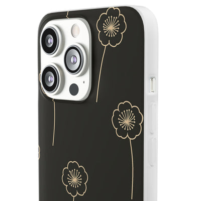 Nocturne Bloom Contours · Lite Phone Case for iPhone ·  Black