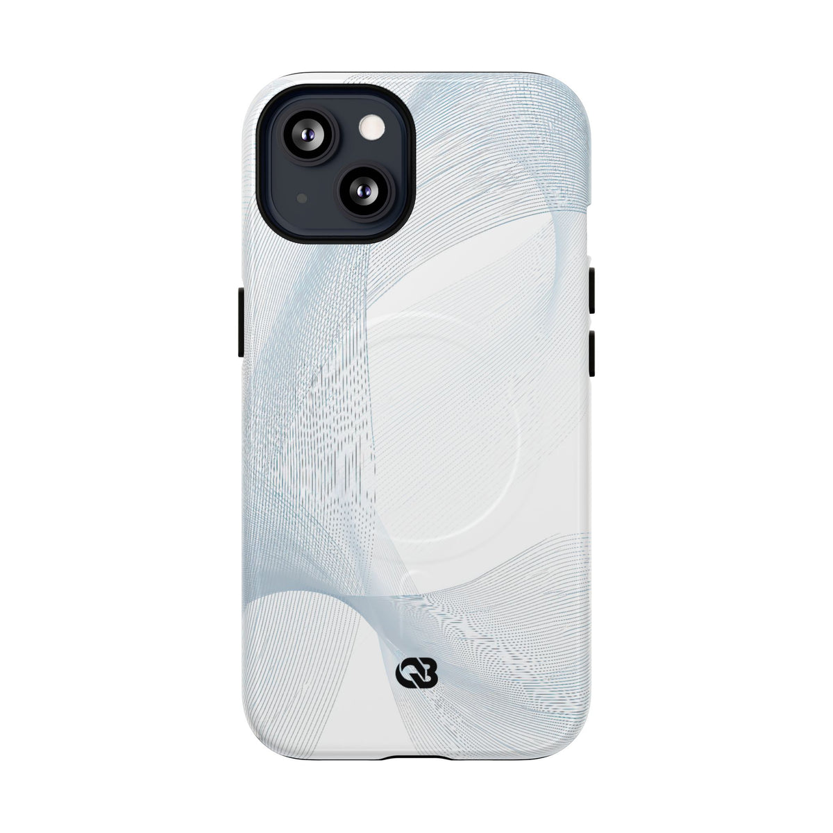 Glacial Contour Waves · Tough 2.0 Magnetic Phone Case for iPhone · White