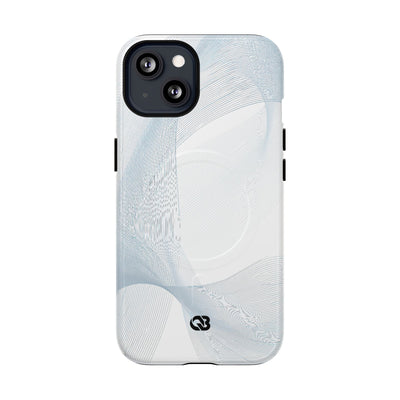 Glacial Contour Waves · Tough 2.0 Magnetic Phone Case for iPhone · White