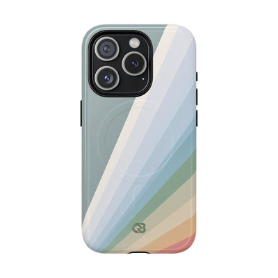 Green Tough 2.0 Magsafe Phone Case for iPhone - Sage Prism Beam