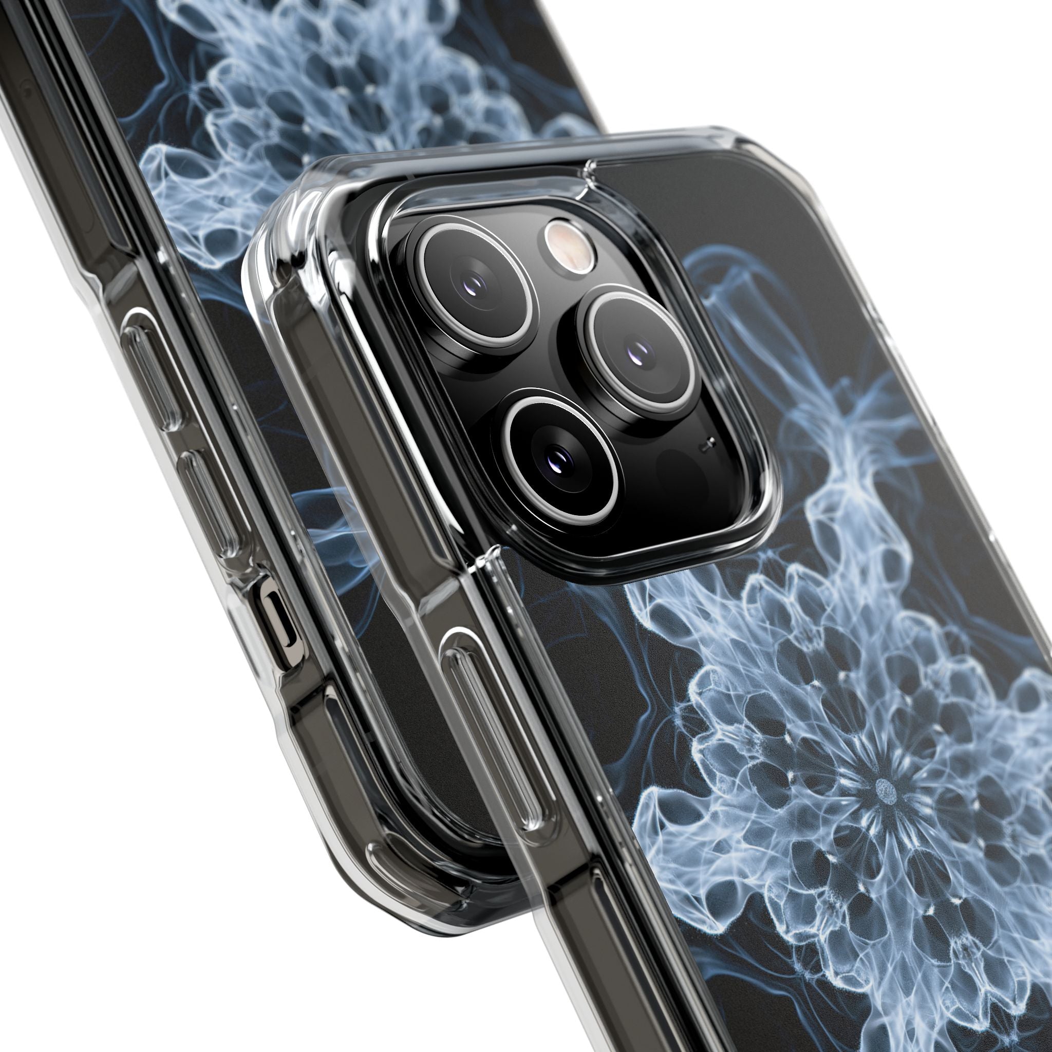 Blue Impact MagSafe Phone Case for iPhone - Glacial Smoke Crown