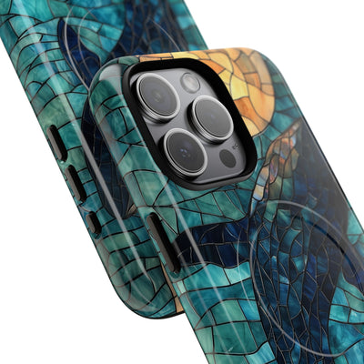 Stained Moon Whale · Tough+ Fundas para teléfono para iPhone · Magsafe