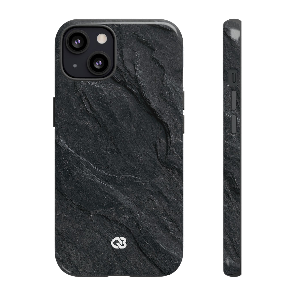 Dark Slate Strata · Tough Phone Case for iPhone · Black