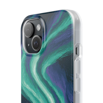 Arctic Aurora Bear · Lite Phone Case for iPhone ·  Teal