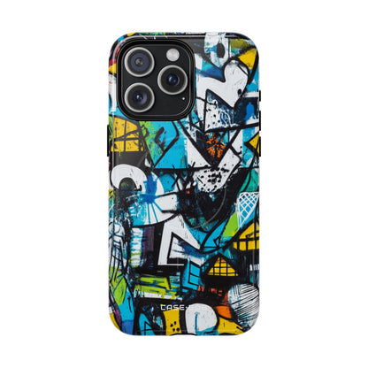 Weißes Ripple Drift iPhone 15 Pro Max Case - Tough+
