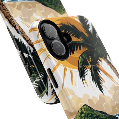 Sunny Palm Breeze iPhone 16 Plus Case - Tough+