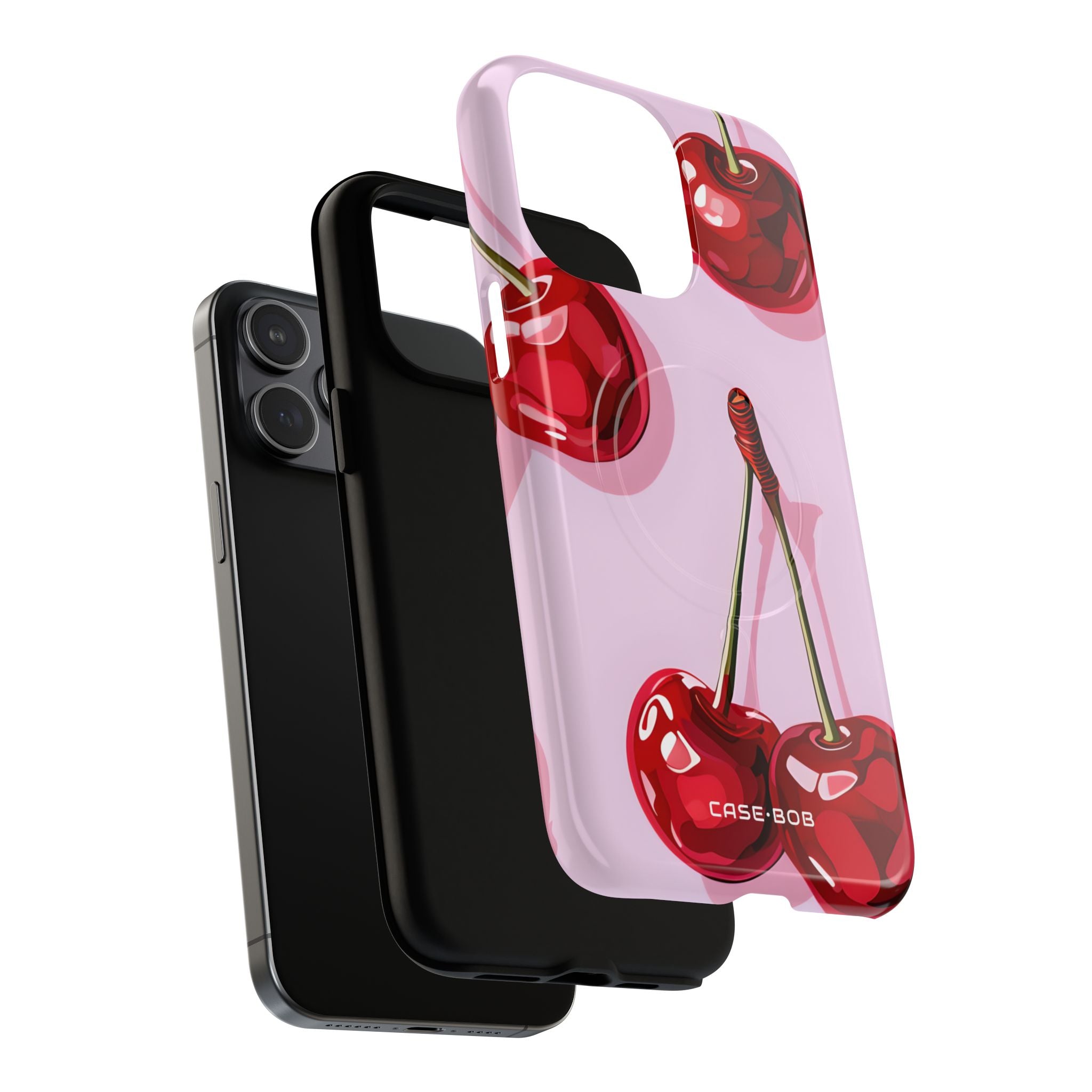 Glossy Cherry Burst iPhone 15 Pro Max - Tough+ - CASE•BOB