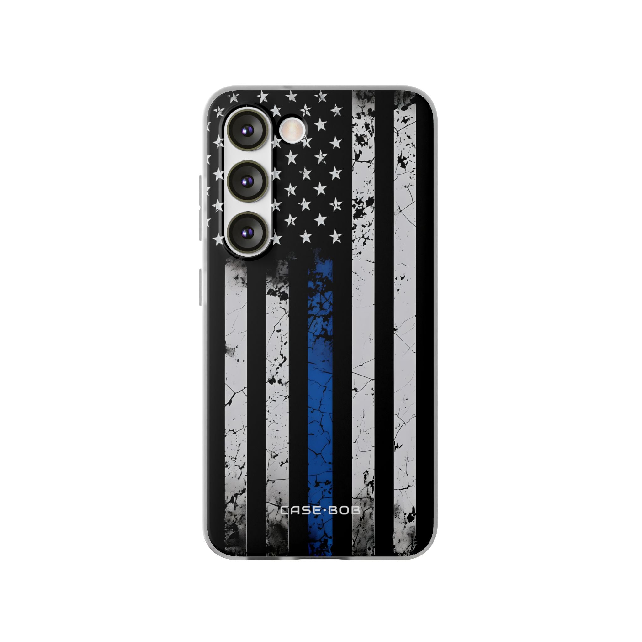 Blue Stripe Flag Samsung S23 Case - Soft