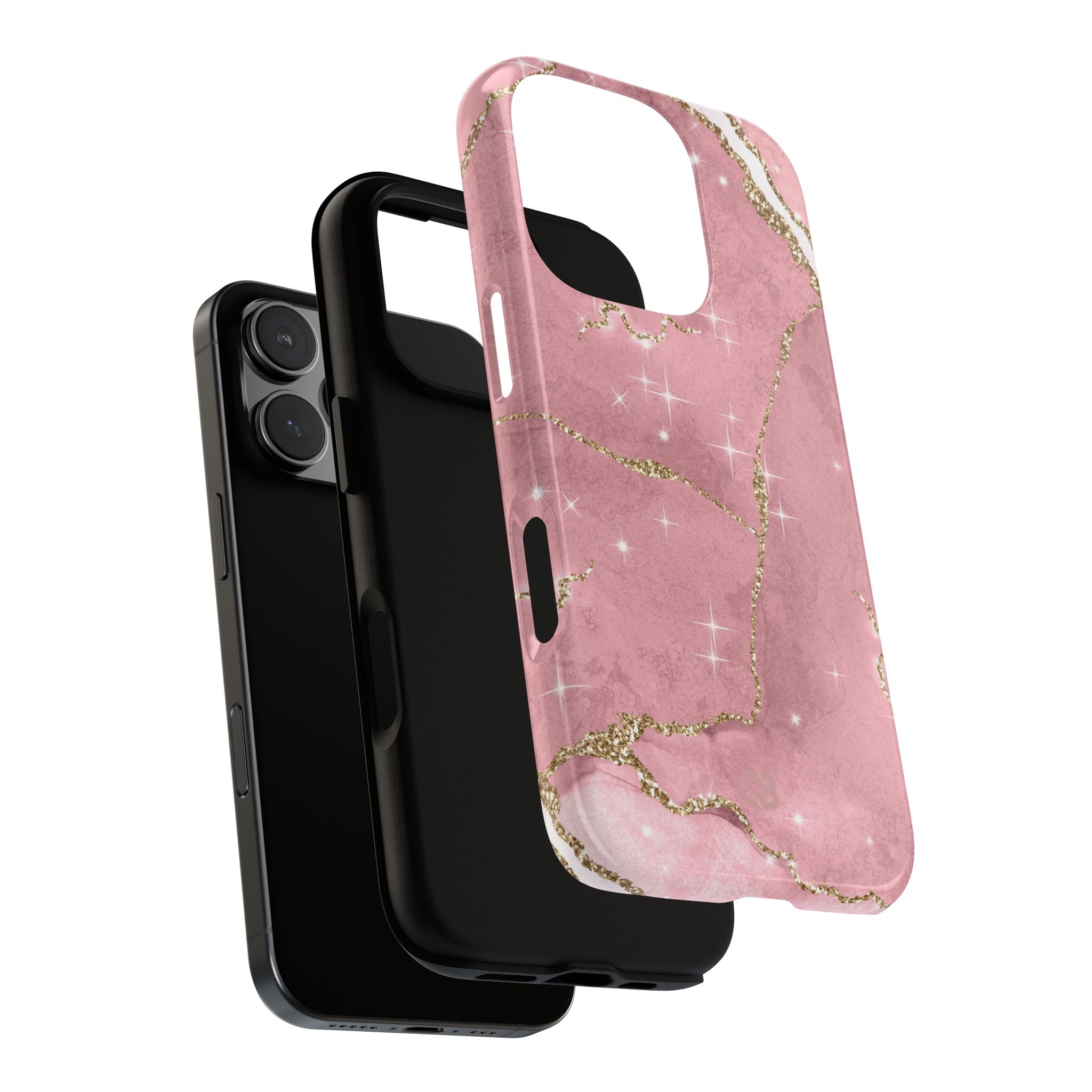 Rose Sparkle Marble · Tough Phone Case for iPhone
