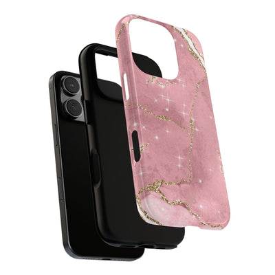 Rose Sparkle Marble · Tough Phone Case for iPhone
