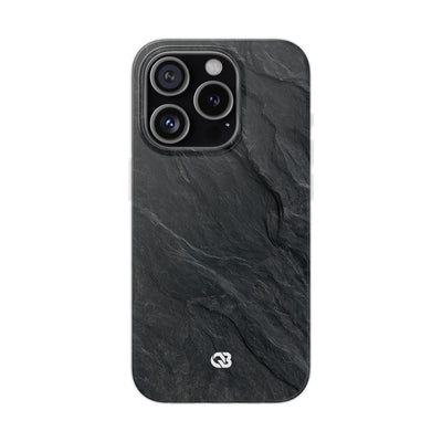 Dark Slate Strata · Lite Phone Case for iPhone ·  Black