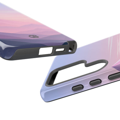 Alpine Twilight · Tough Phone Case for Samsung · Pink