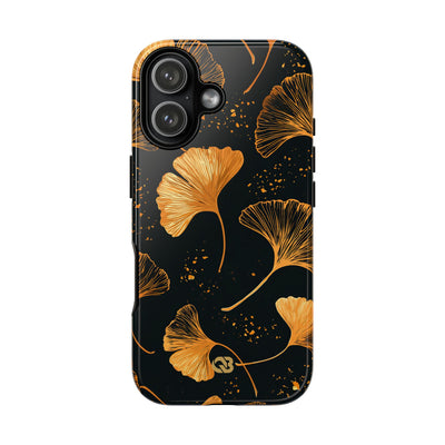 Gilded Ginkgo · Tough Phone Case for iPhone · Gold