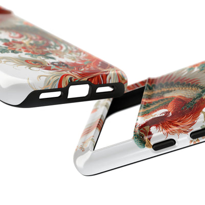 Vermilion Imperial Phoenix · Tough Phone Case for Pixel ·  Red