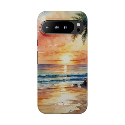 Sonnenuntergang Palme Google Pixel 9 Pro XL Case - Tough