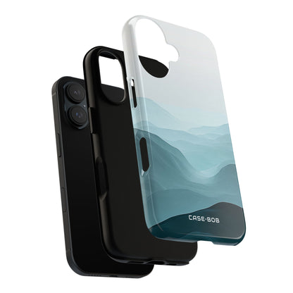 Teal Mist Mountains iPhone 16 Case - Tough