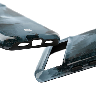 Silent Nordic Fjord · Tough Phone Case for Pixel ·  Blue