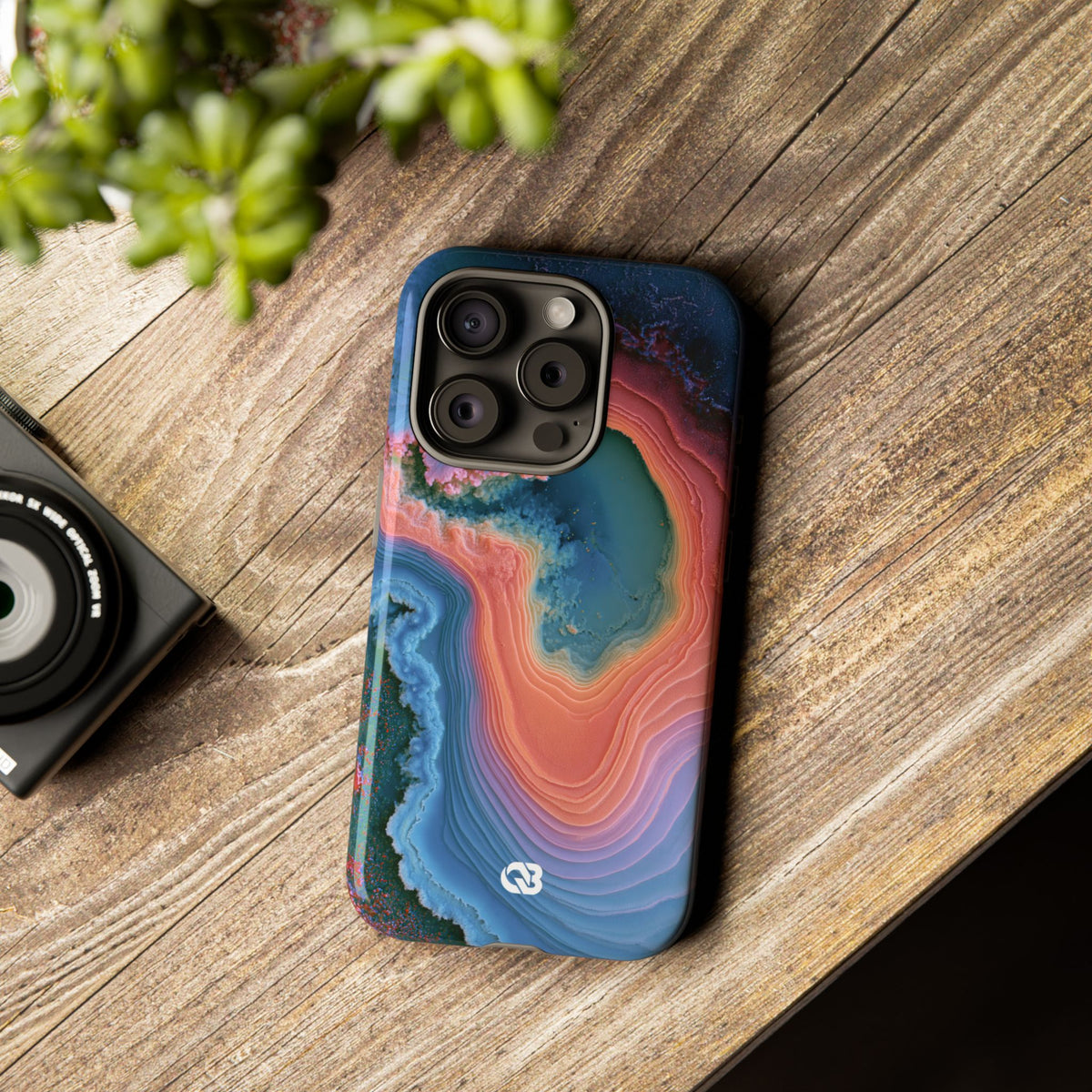 Luminous Resonance · Tough Phone Case for iPhone · Blue