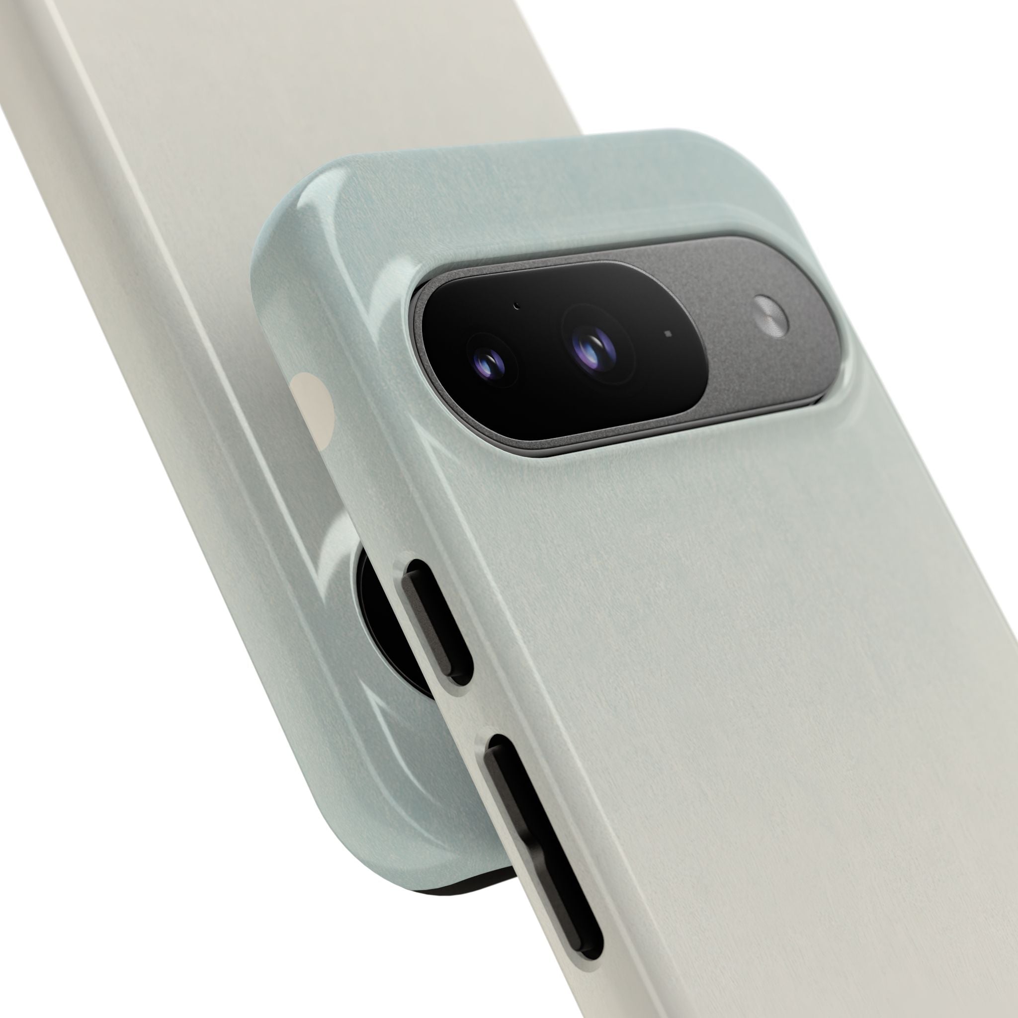Blue Tough Phone Case for Google Pixel - Mist Valley Pagoda