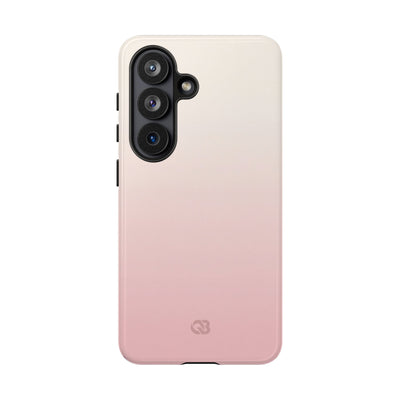 Pink Tough Phone Case for Samsung - Frosted Blush Horizon