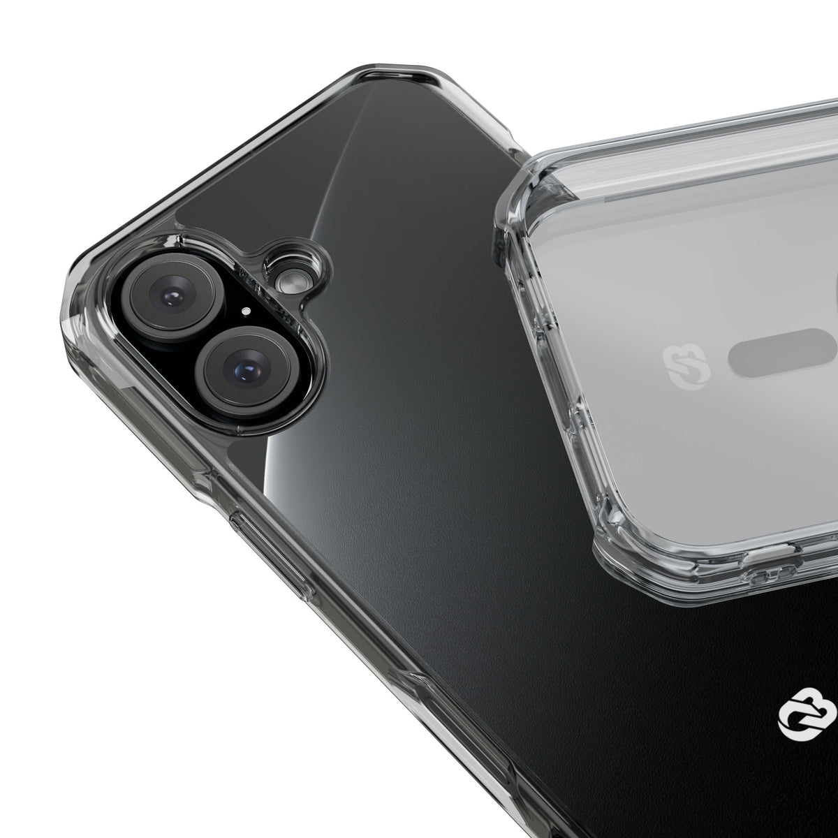 Obsidian Horizon · Clear Impact Magnetic Phone Case for iPhone ·  Black