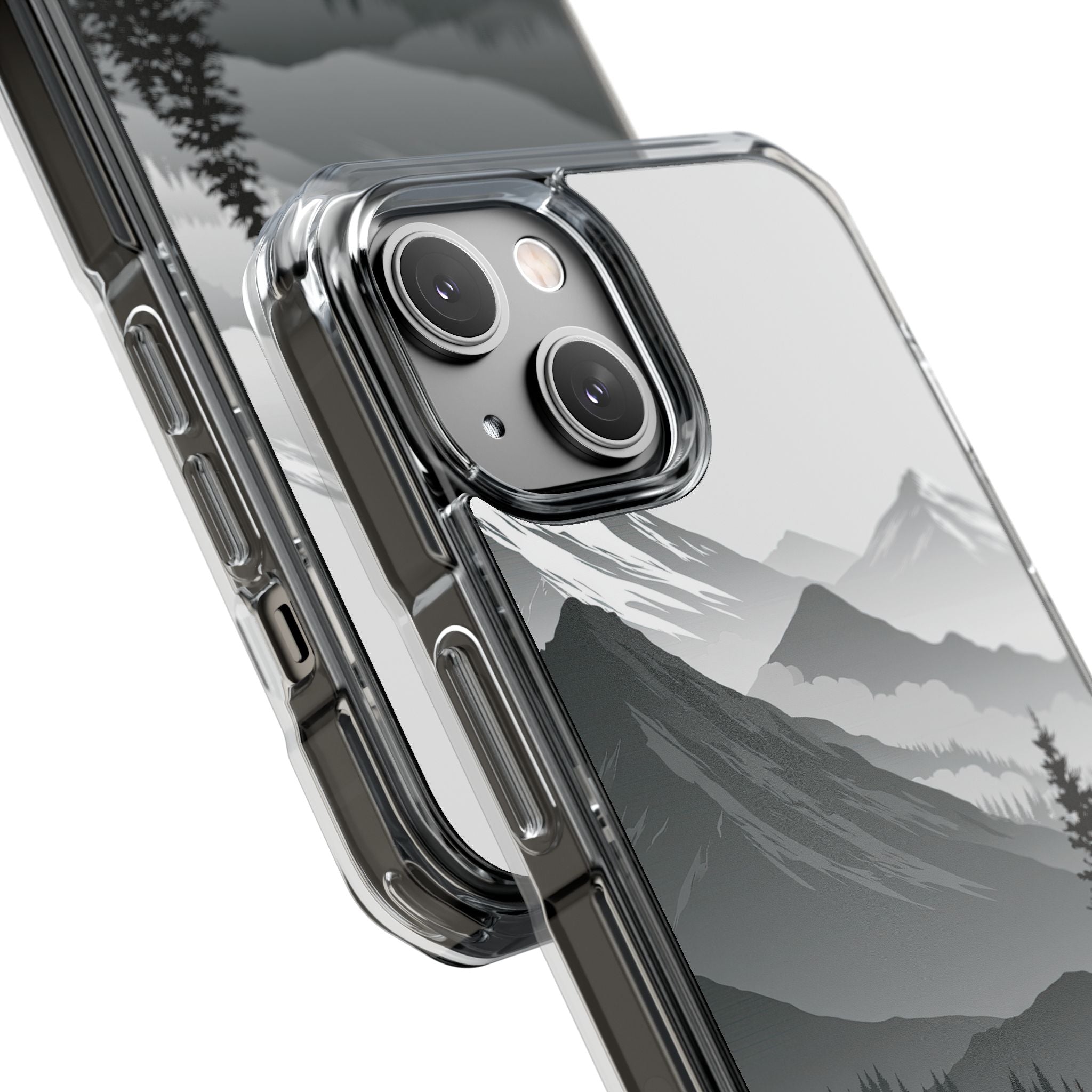 Grey Impact MagSafe Phone Case for iPhone - Granite Ridge Mist