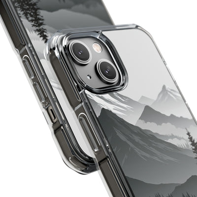 Grey Impact MagSafe Phone Case for iPhone - Granite Ridge Mist