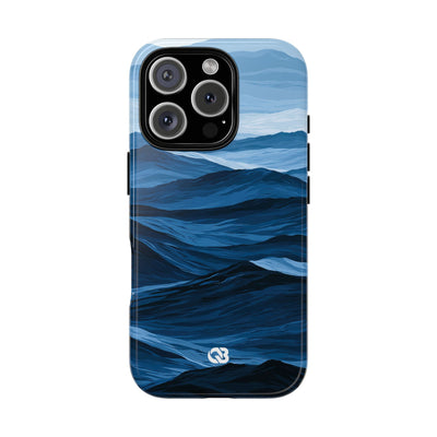 Cerulean Ridges · Tough Phone Case for iPhone · Blue