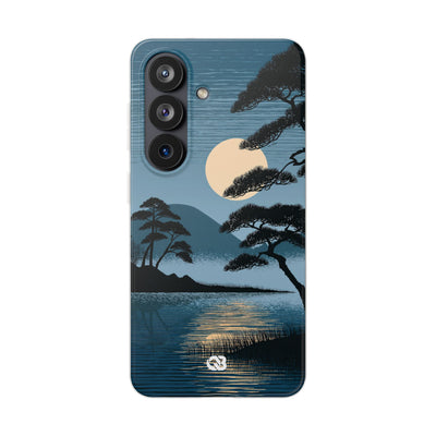 Moonlit Pine Horizon · Lite Phone Case for Samsung · Blue