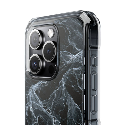 Arctic Gossamer · Clear Impact Magnetic Phone Case for iPhone · Black