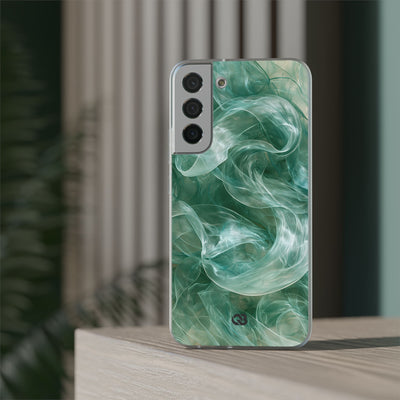 Translucent Aqua Flow · Lite Phone Case for Samsung · Teal