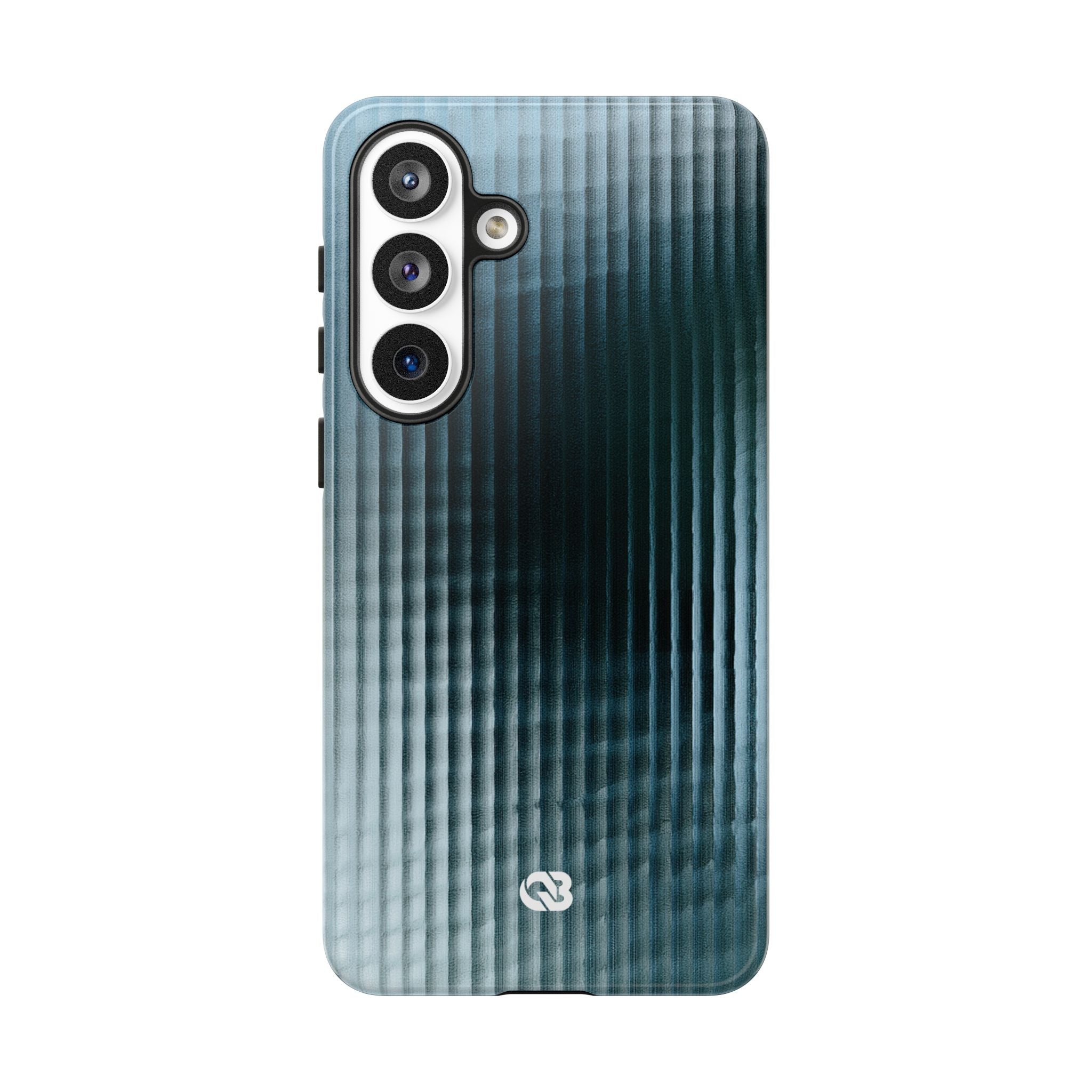 Blue Tough Phone Case for Samsung - Glacial Reeded Glass