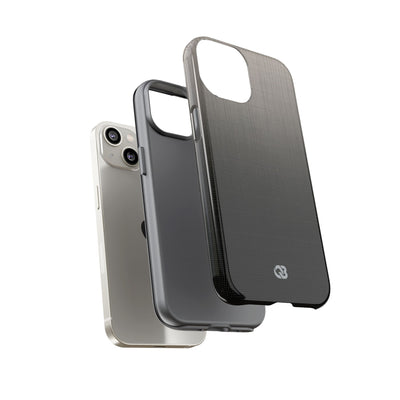 Grey Tough Phone Case for iPhone - Faded Sand Mesh