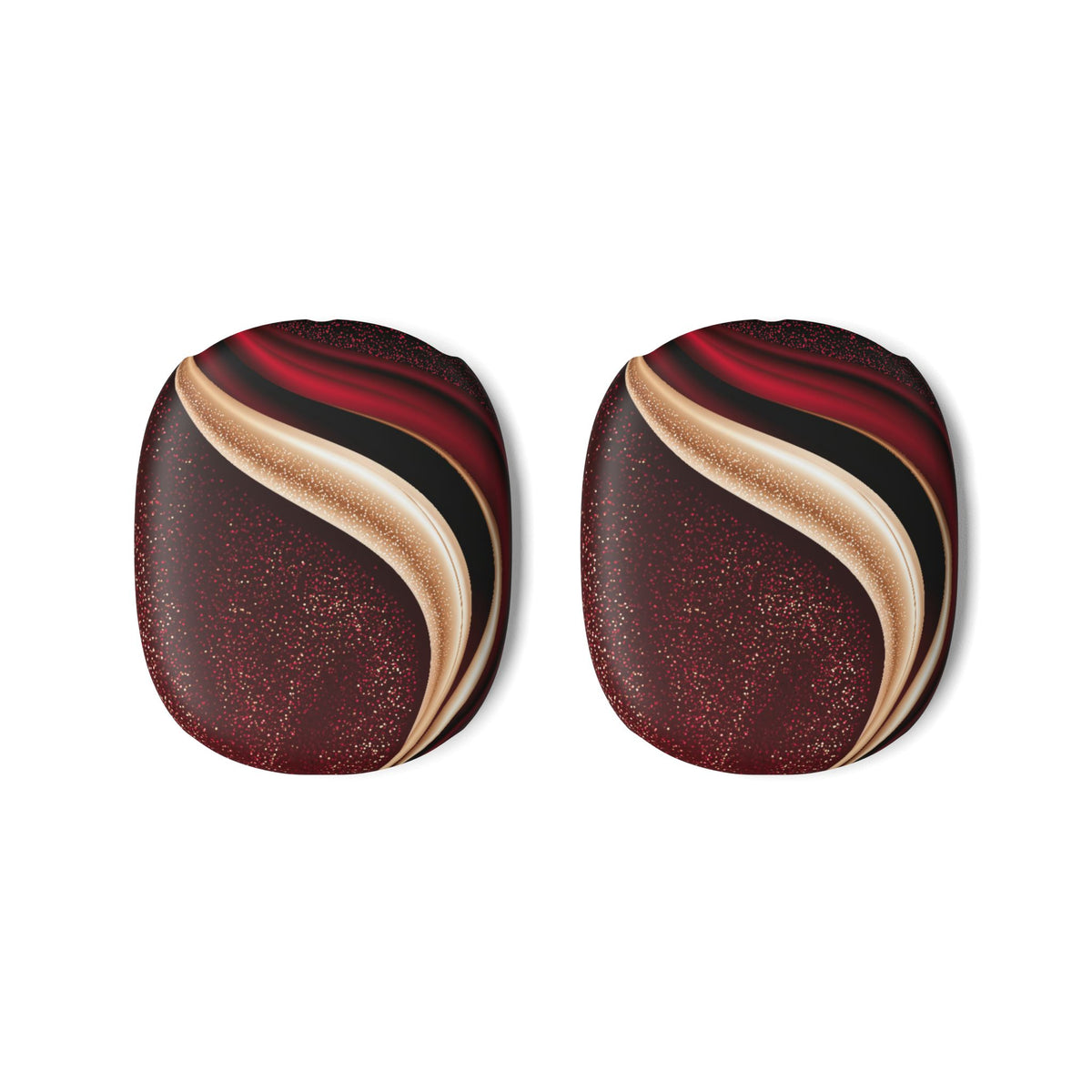 Gilded Crimson Flow · Hard Case for AirPods Max · Red