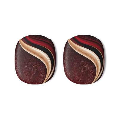 Gilded Crimson Flow · Hard Case for AirPods Max · Red