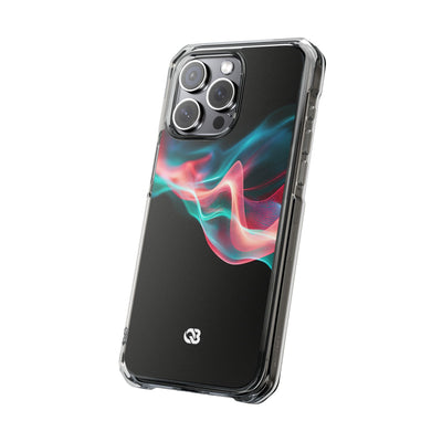 Digital Frequency · Clear Impact Magnetic Phone Case for iPhone · Black