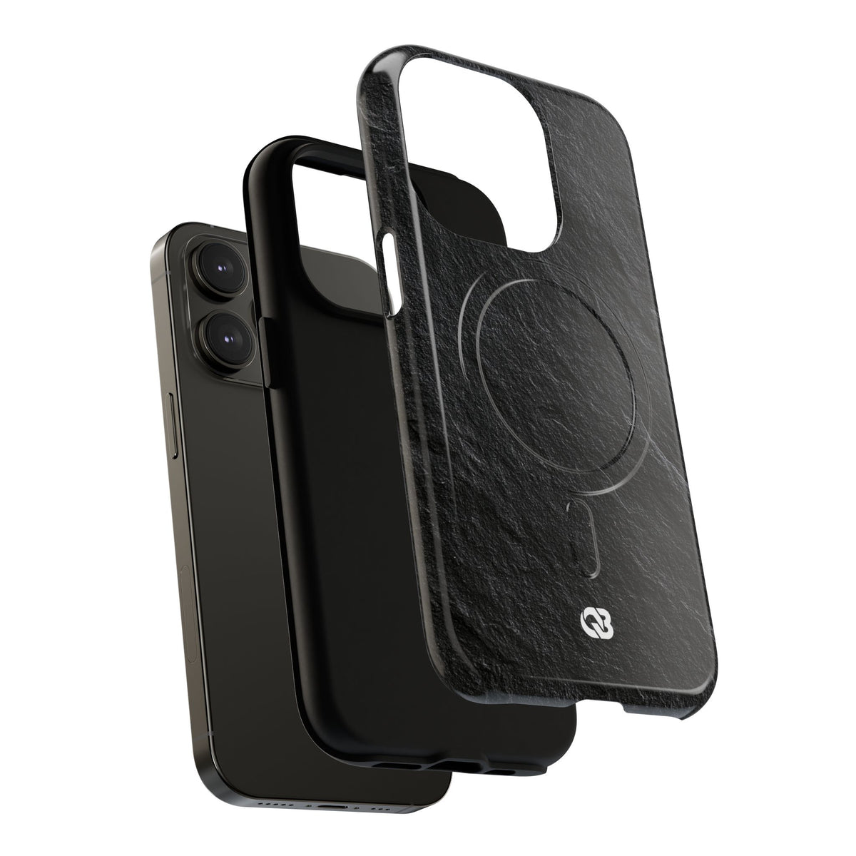 Obsidian Slate · Tough 2.0 Magnetic Phone Case for iPhone · Black