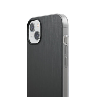 Obsidian Brushed Steel · Lite Phone Case for iPhone ·  Black